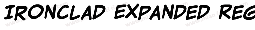 Ironclad Expanded Regular字体转换